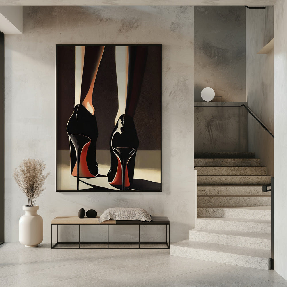Schlanke Stiletto-Strebe | Poster