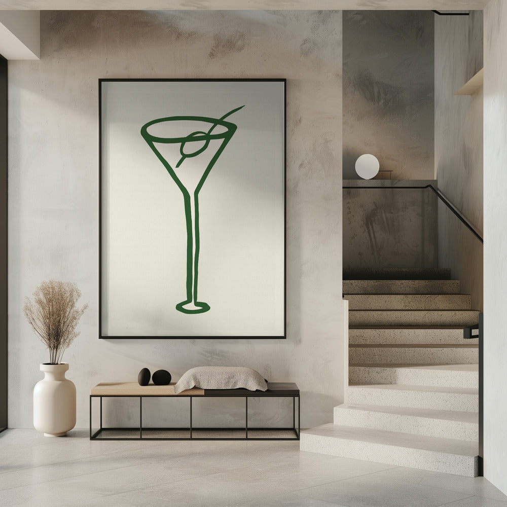 Cocktail Green | Poster