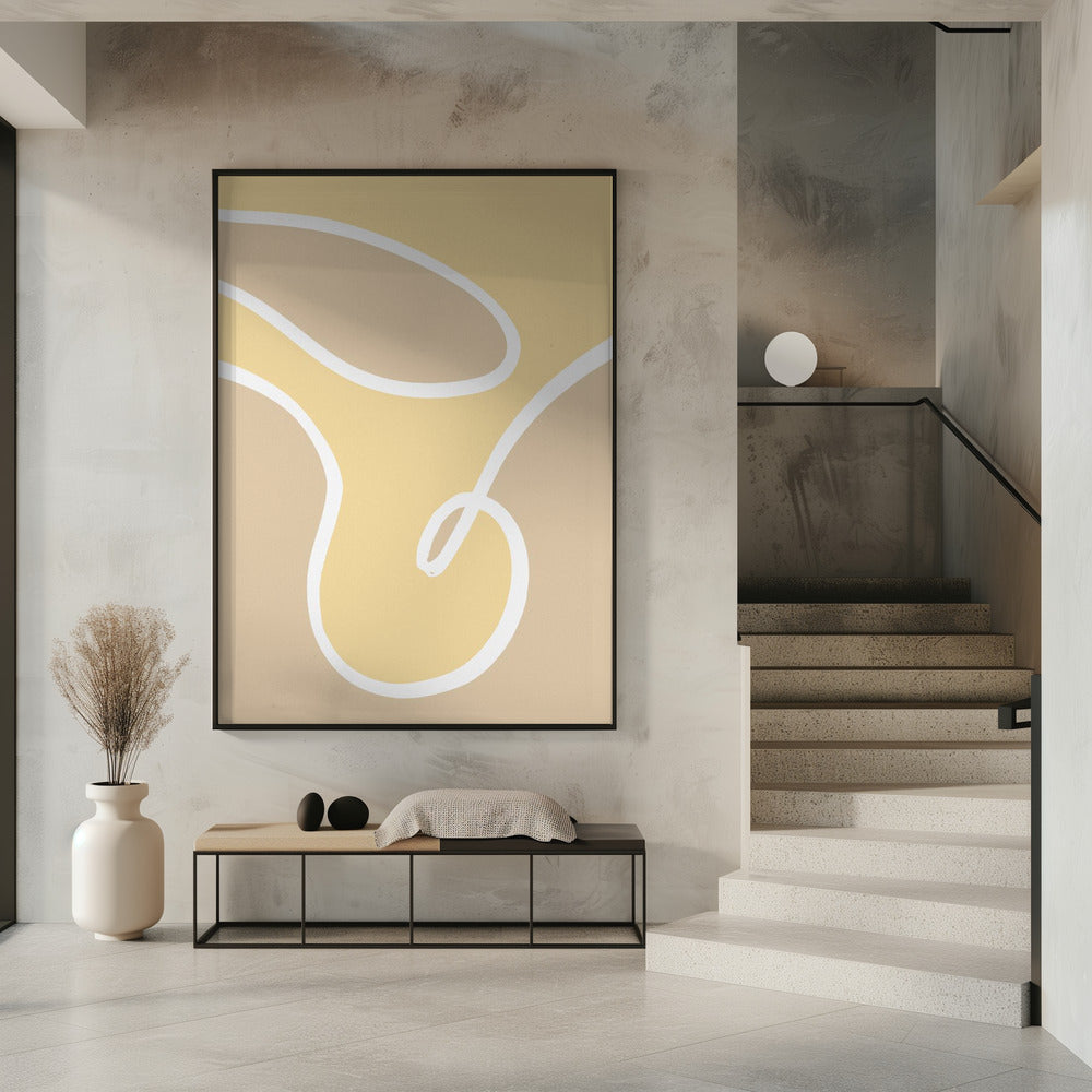Shape 14 Yellow | Poster