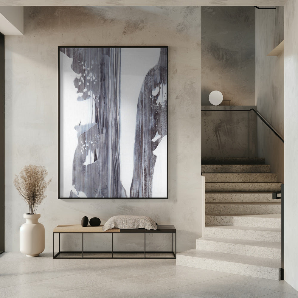 Textures And Fluid Brushstrokes | Poster