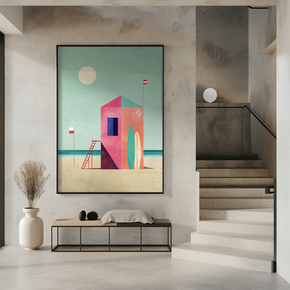 Surfhütte | Poster