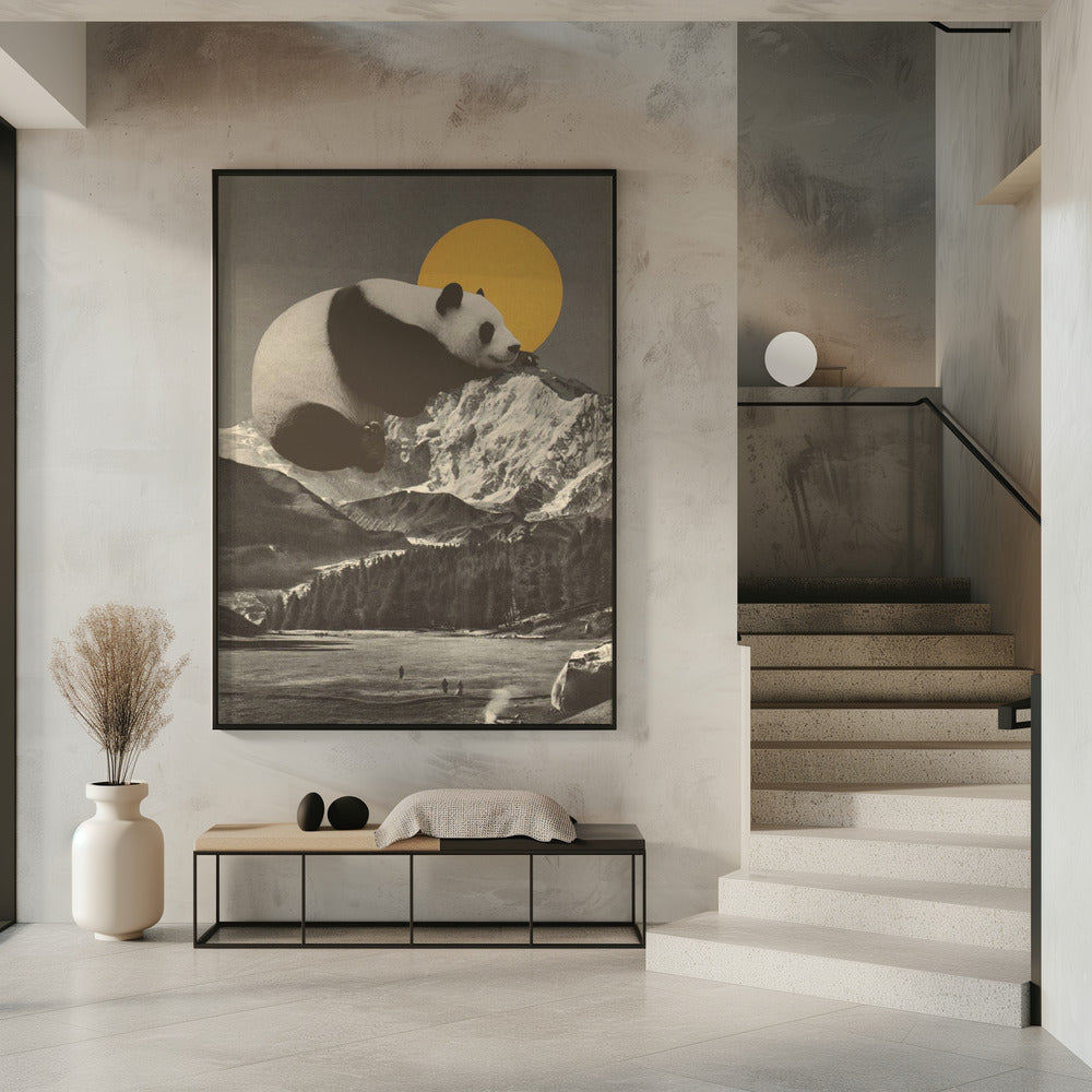 Giant Panda Nap | Poster