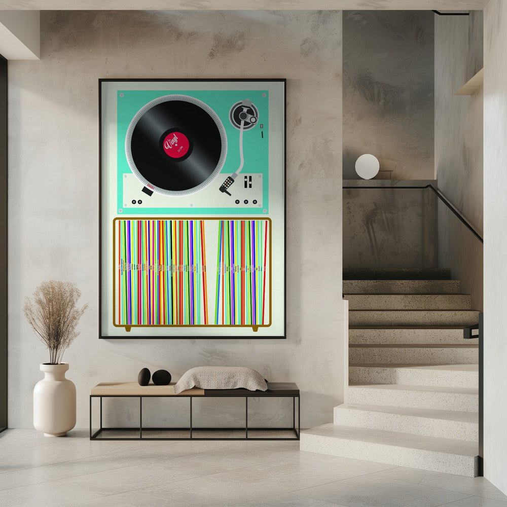 Vinyl-Stapel | Poster