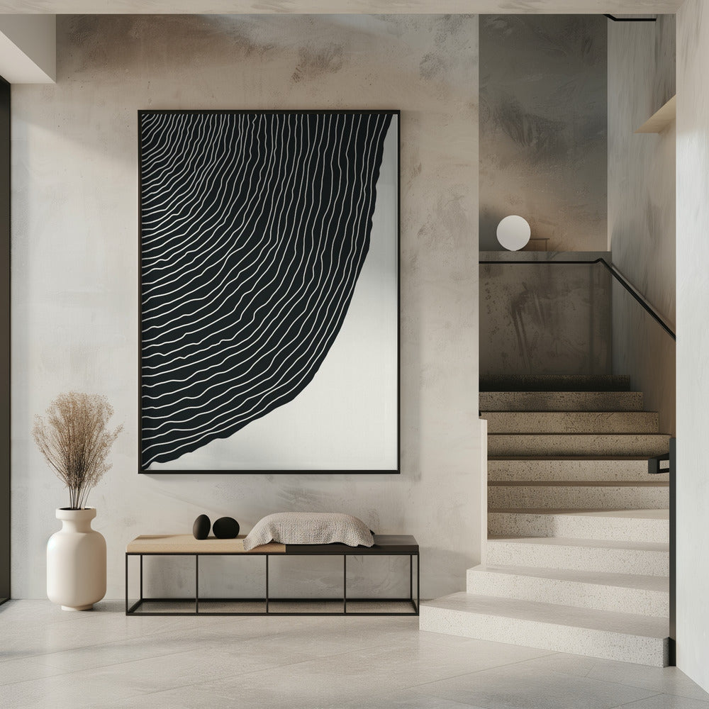 Minimalistisches Liniendesign Nr. 1 | Poster