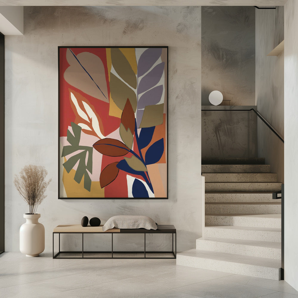 Abstraktes Laub | Poster