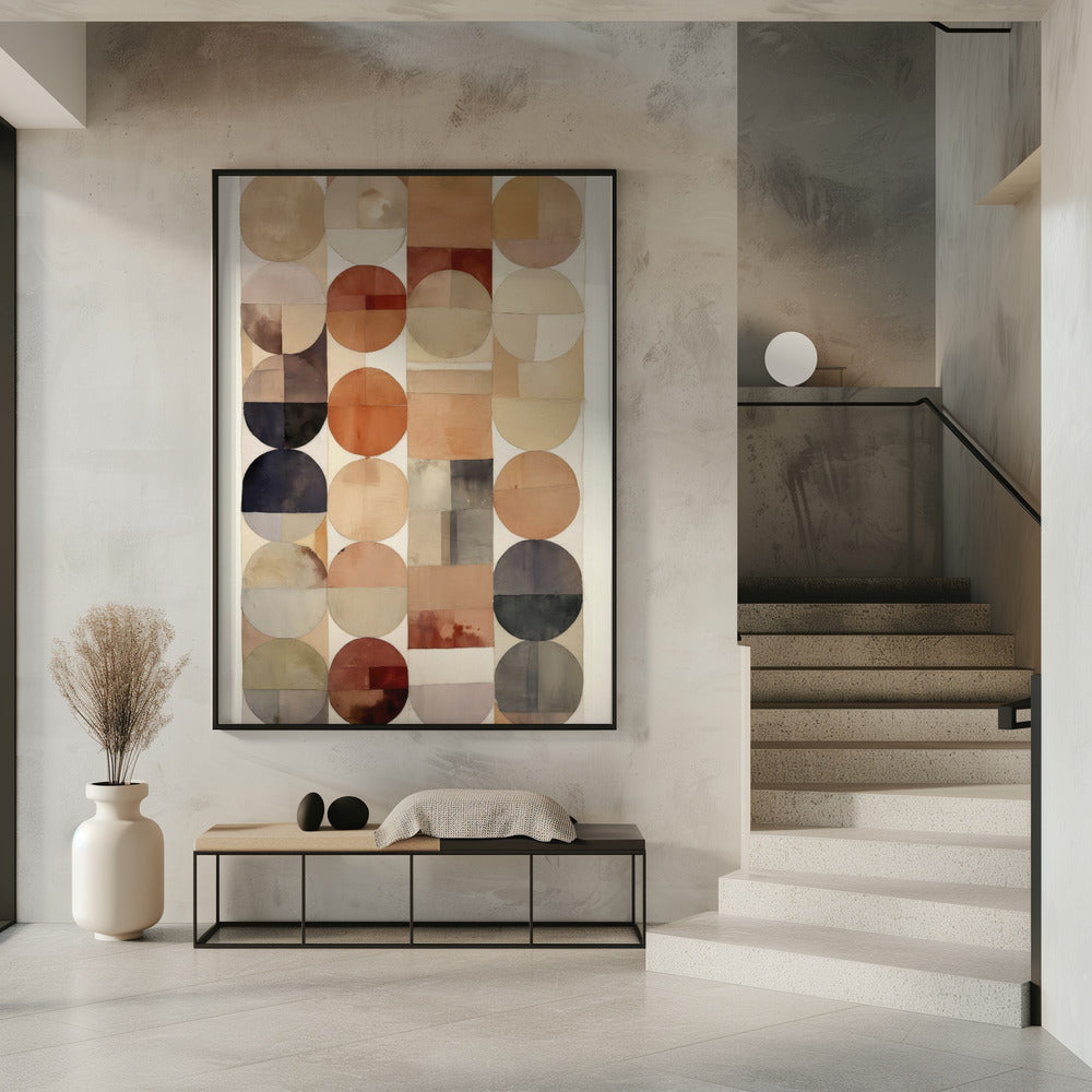 Erdiger geometrischer Fluss | Poster