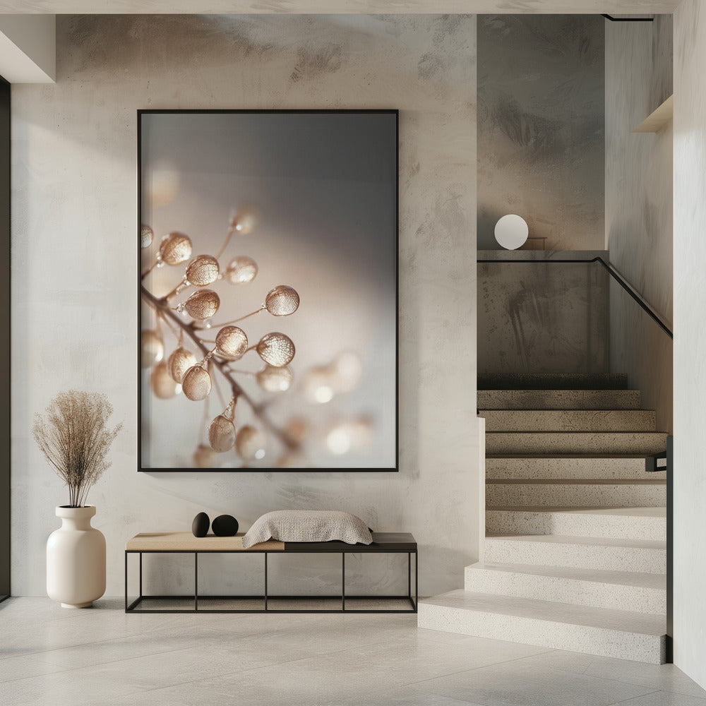 Goldene Tautropfen | Poster