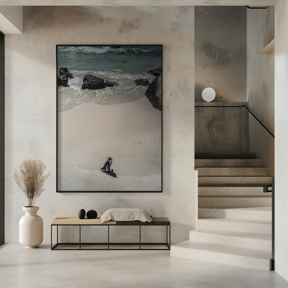 Einsamer Strandspaziergang | Poster