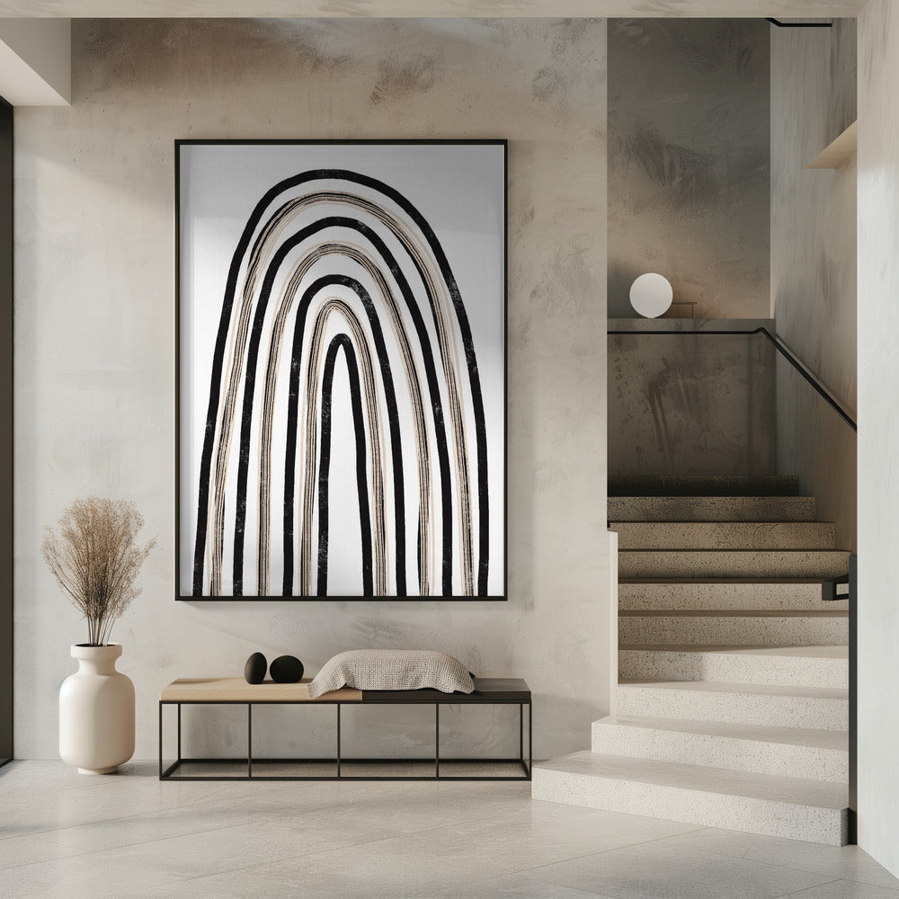 Monochrome Bögen | Poster