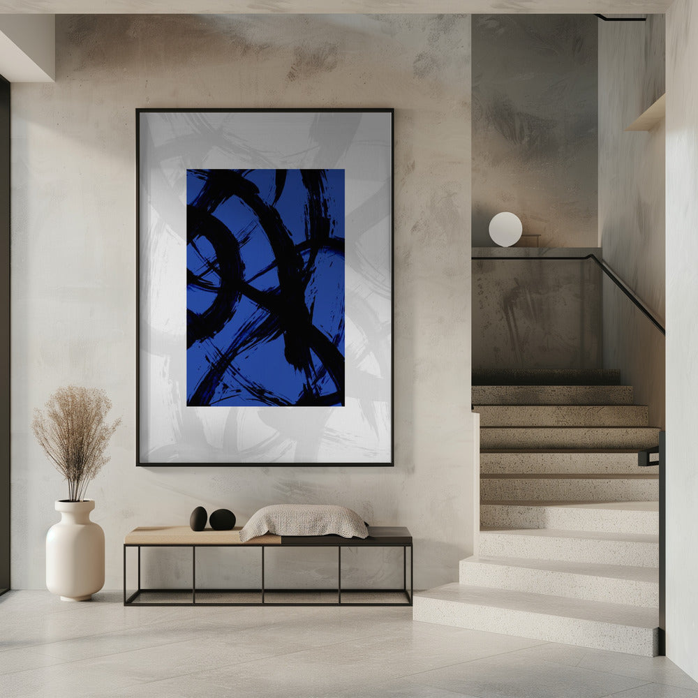 Abstrakte Pinselstriche 98Y | Poster