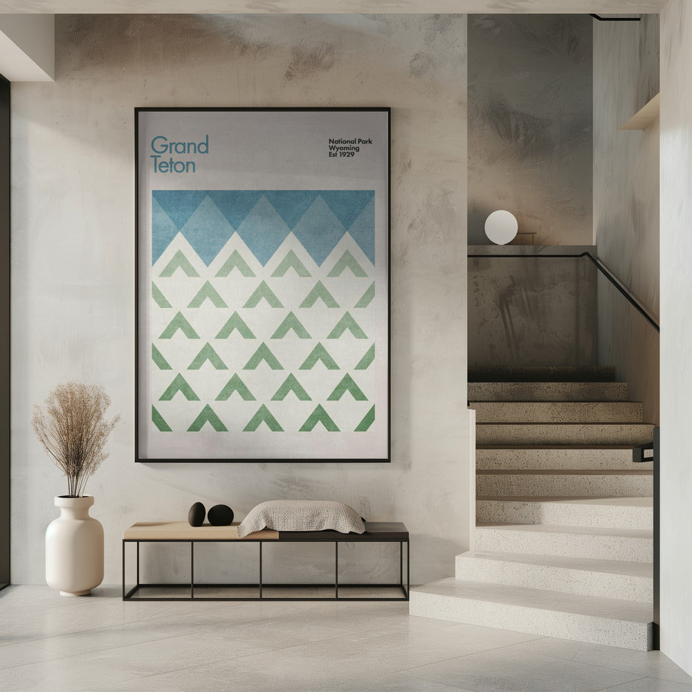 Geometrische Gipfel | Poster