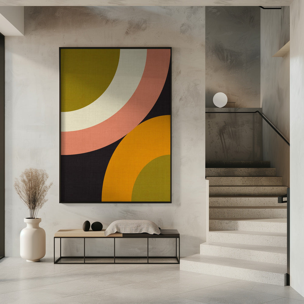 Geo Shapes Herbst 21 Abgerundet | Poster