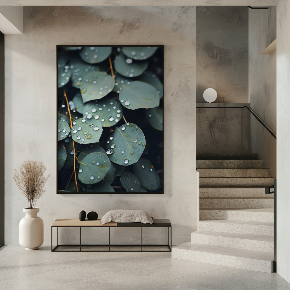 Rain-Kissed Leaves | Poster