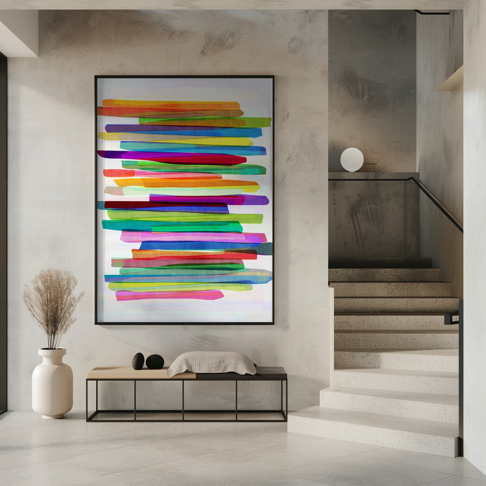 Colorful Stripes 1 | Poster