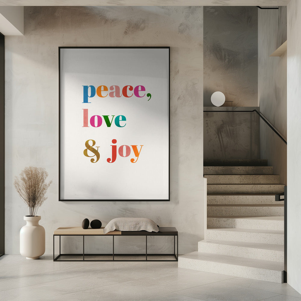 Frieden, Liebe und Freude | Poster