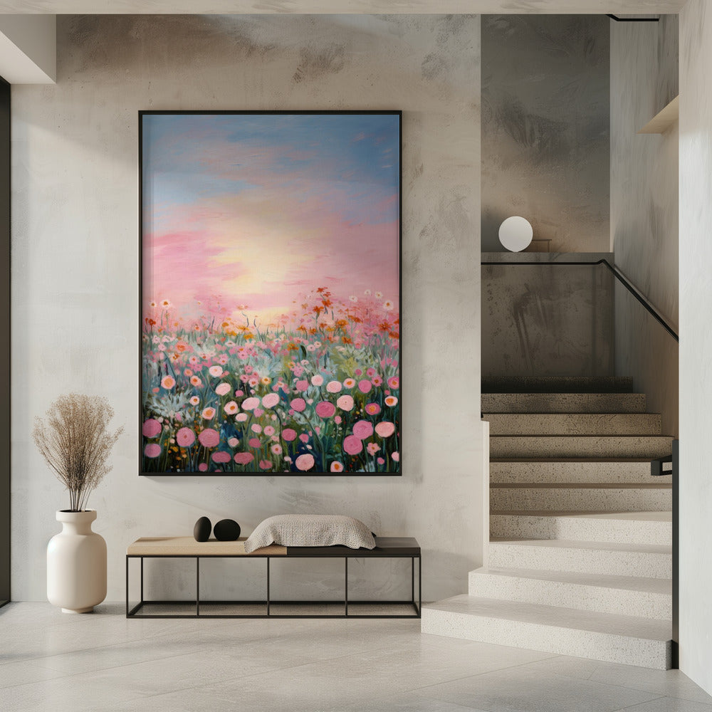 Blüten in der Abenddämmerung | Poster