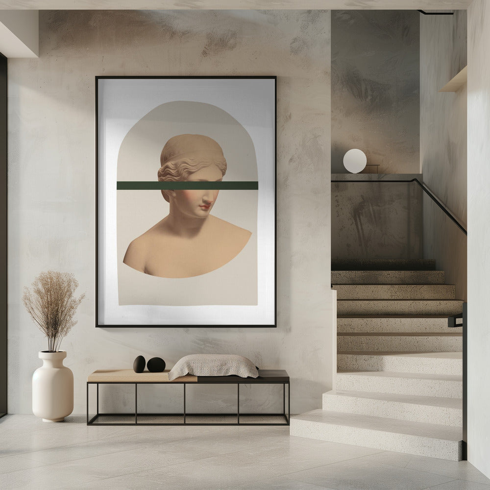 Artemis Senf und Grün | Poster