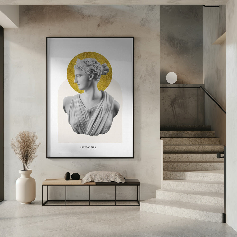 Goldene Göttin Artemis | Poster