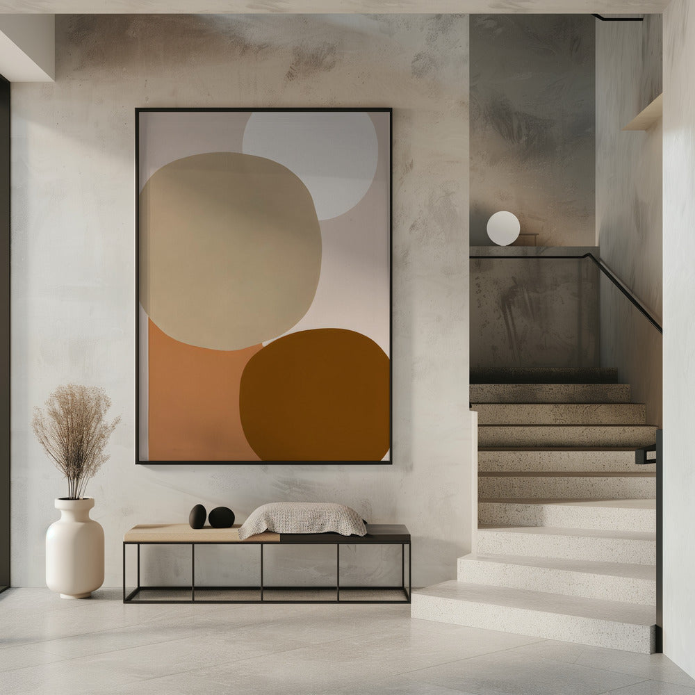 Erdiges Minimalistisches Poster