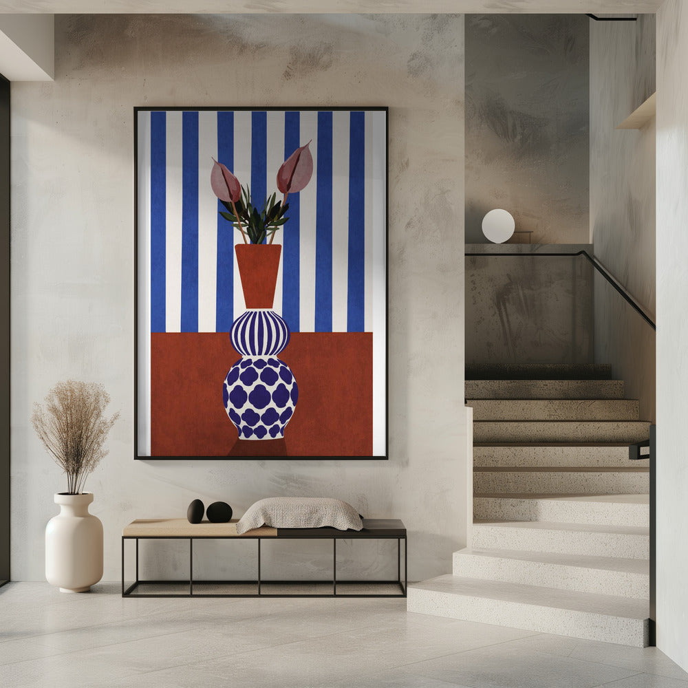 Gestreifte Harmonie | Poster