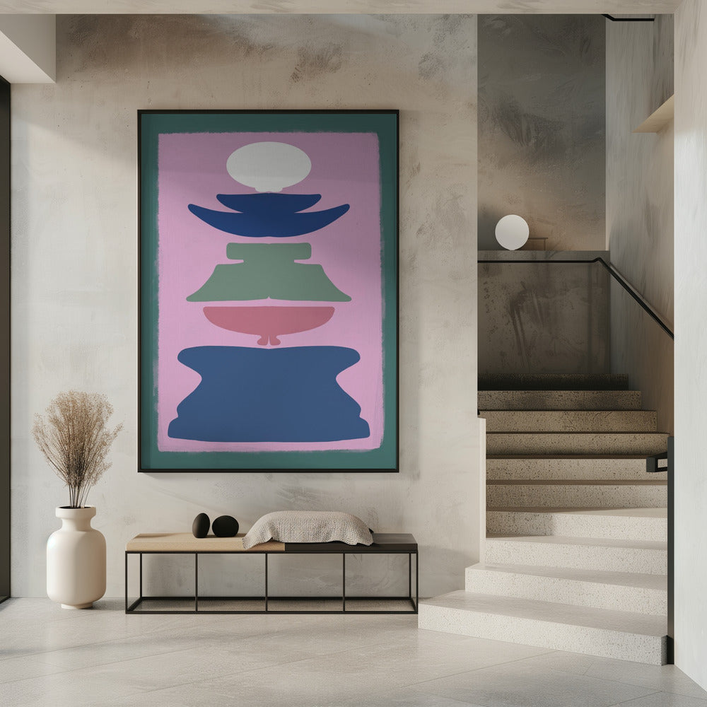 Bold Colorful shapes | Poster