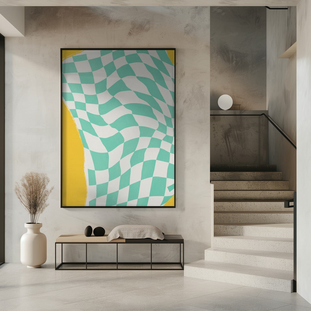 Summer Line Drying Fabric | Poster