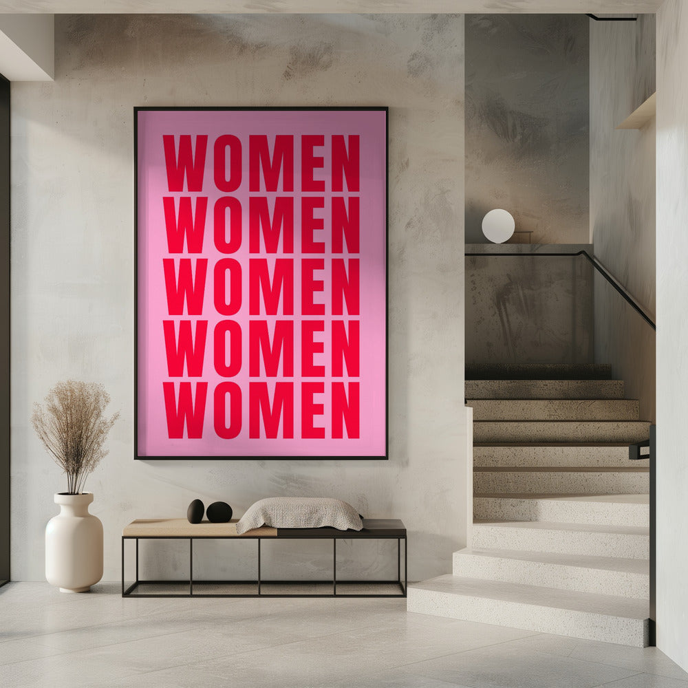 Fettgedruckte Wiederholung: Frauen | Poster