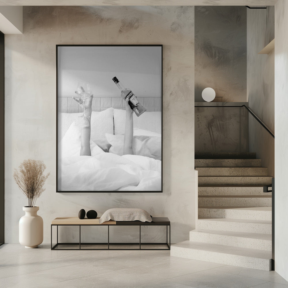 Aperol im Bett | Poster