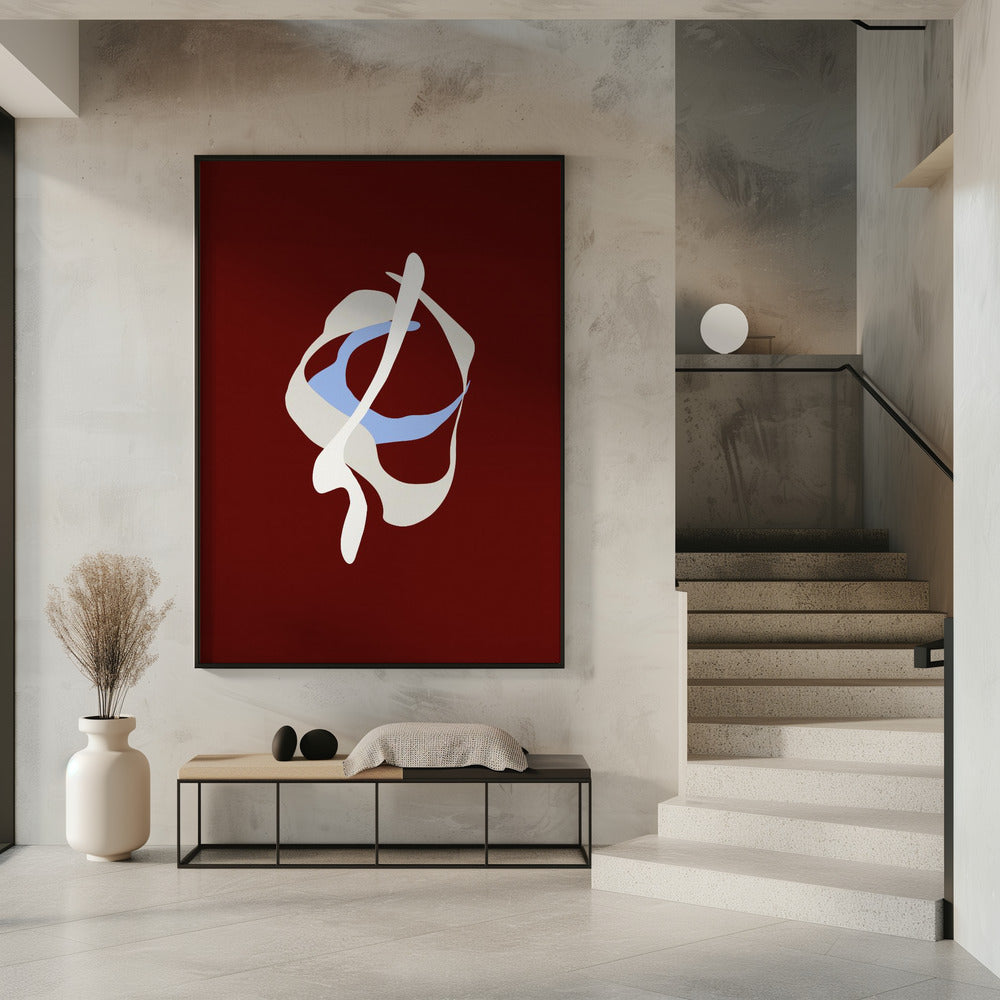 Dart rot abstrakt | Poster