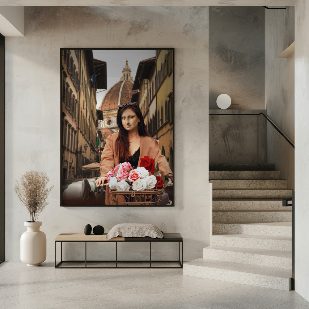 Mona über Florenz | Poster