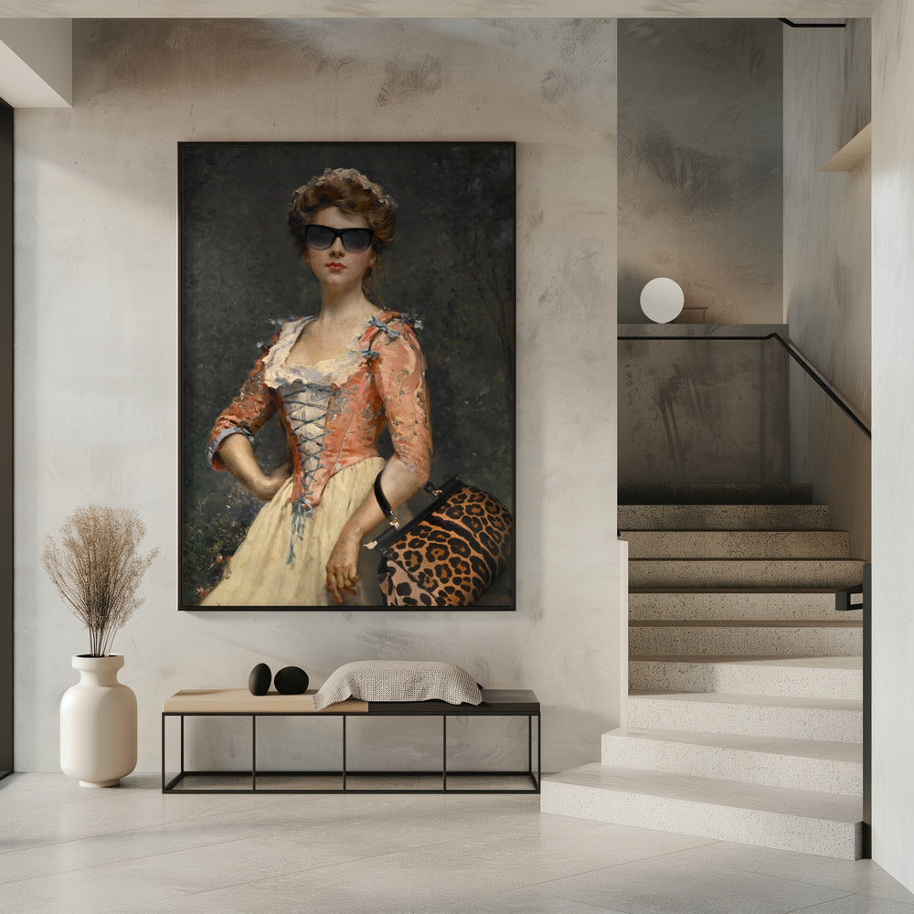 Vintage Chic Mädchen | Poster
