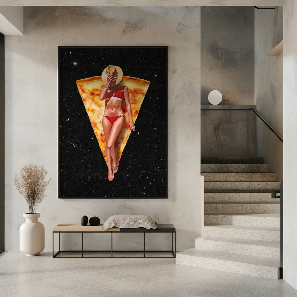 Pizza Sonnenbräune | Poster