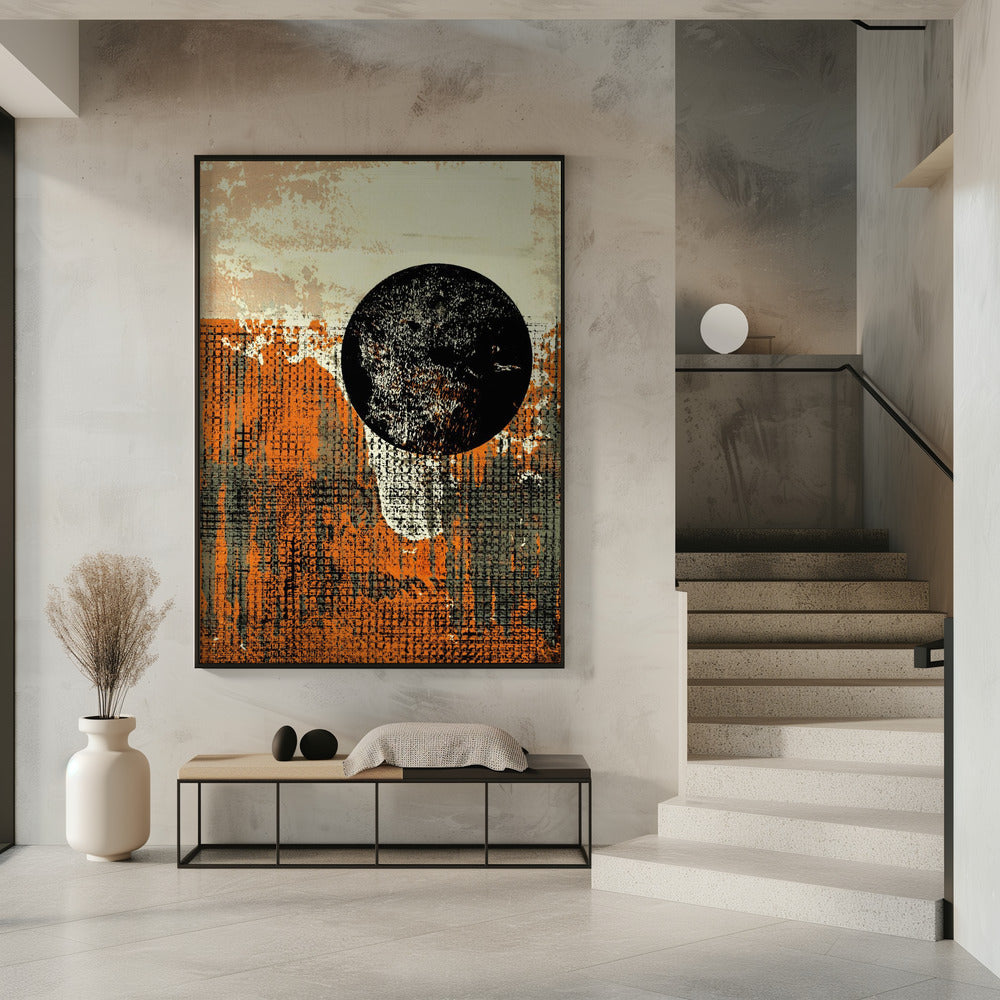 Sonnenfinsternis über Textur | Poster