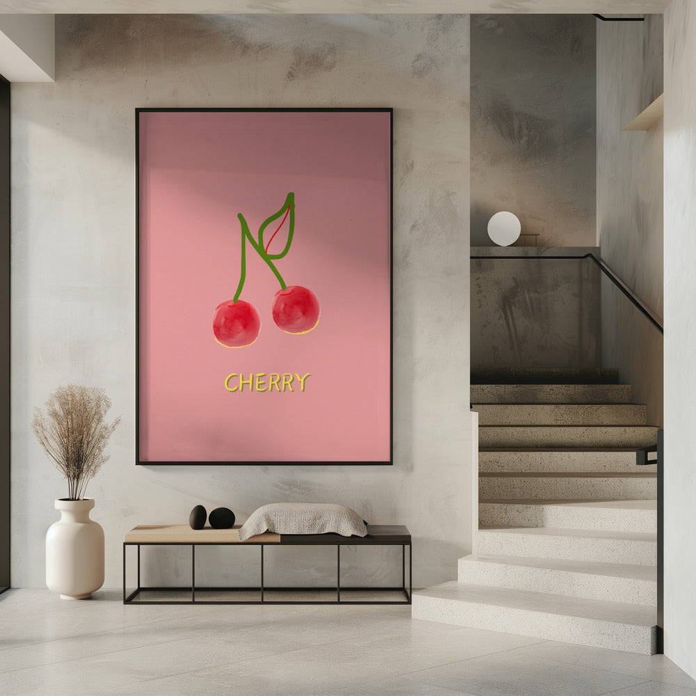 Kirsche in Pink | Poster