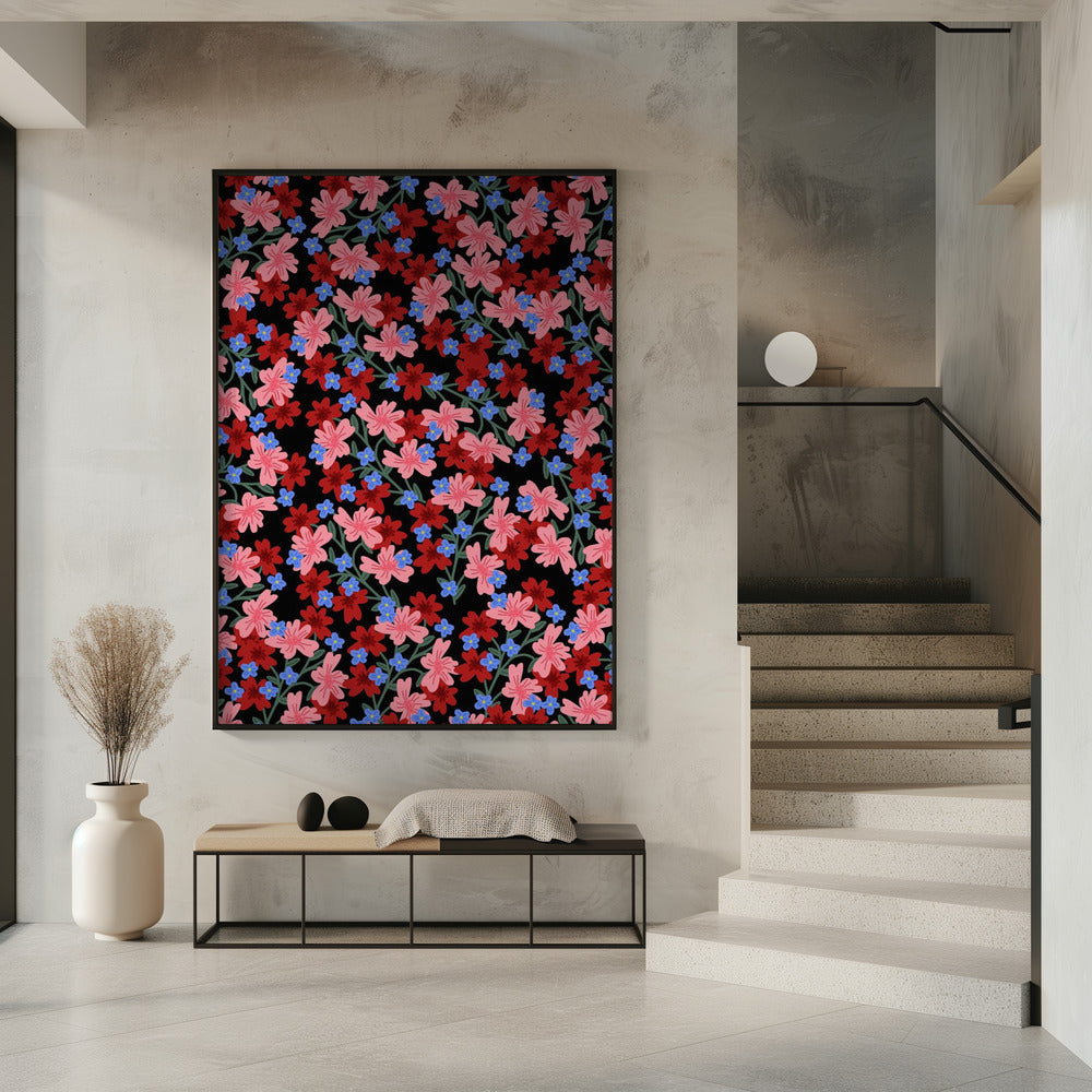 9933x14043 Din 50 Romantic Floral | Poster