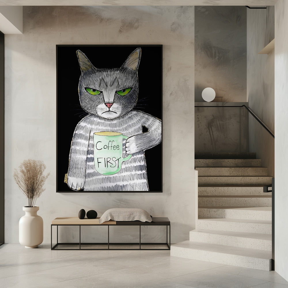 Kaffeekatze | Poster