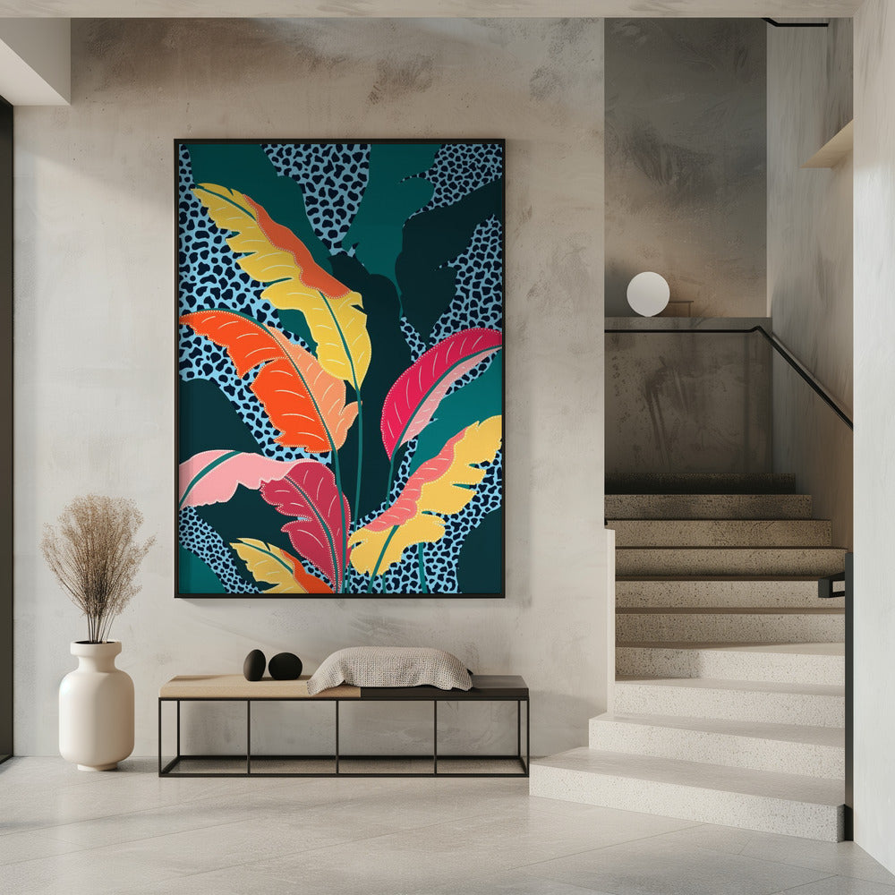 Teal & Tangerine | Poster