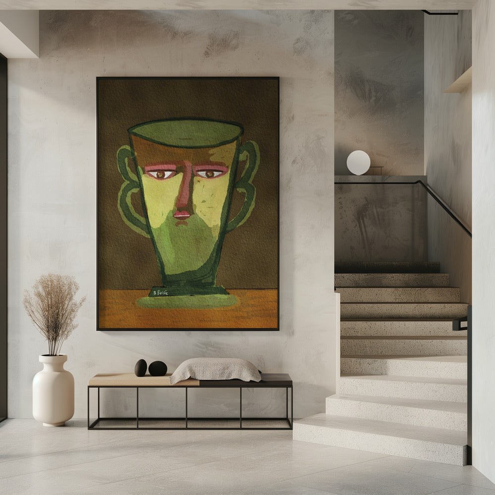 Mug man brown version | Poster