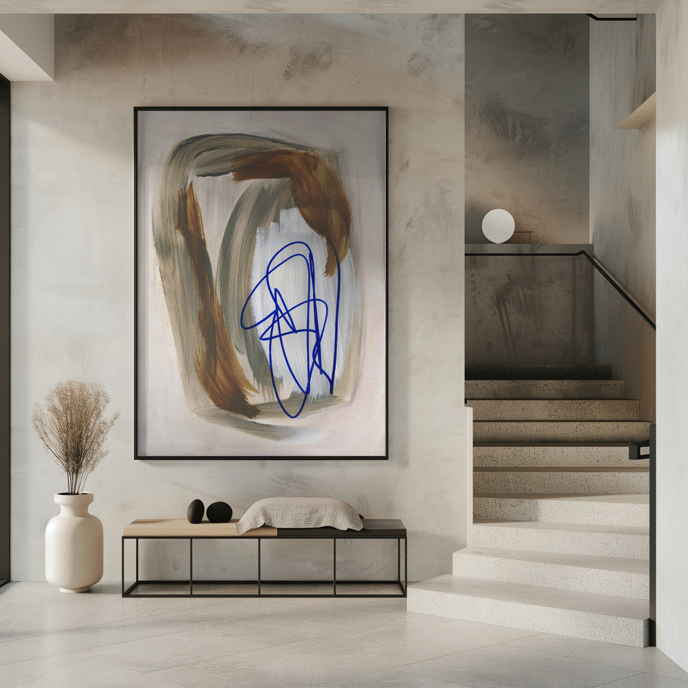 Abstract Brush Strokes 156 | Poster