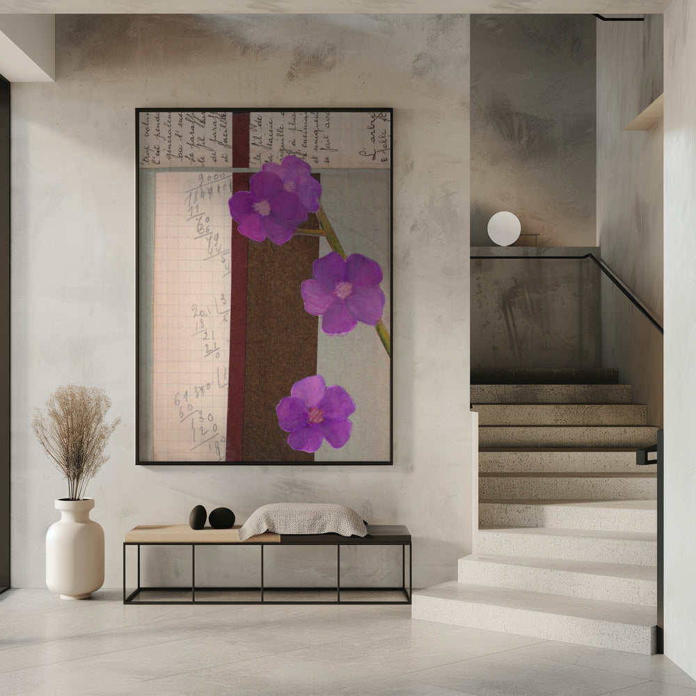 Rosa Blumen | Poster