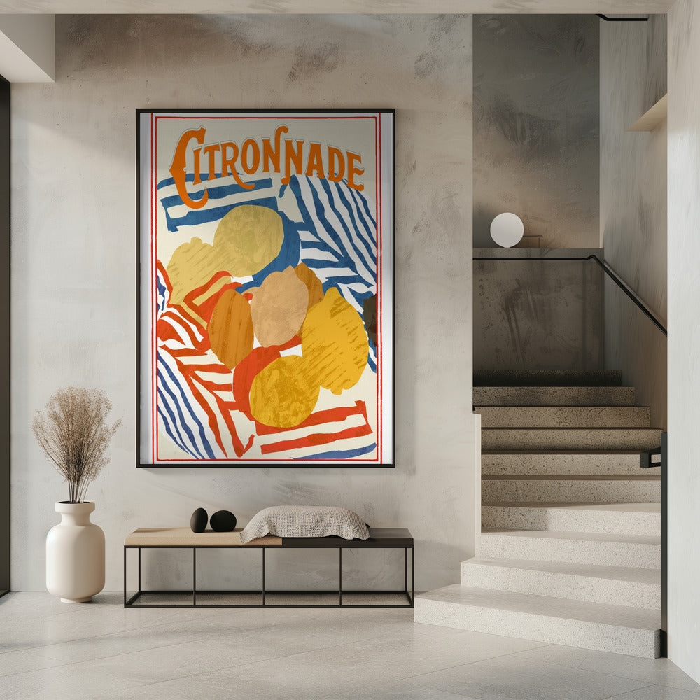 Citronnade Blau und Rot | Poster