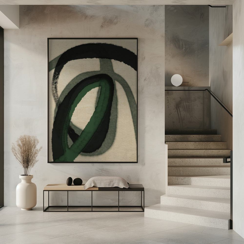 Emerald Whorls | Poster