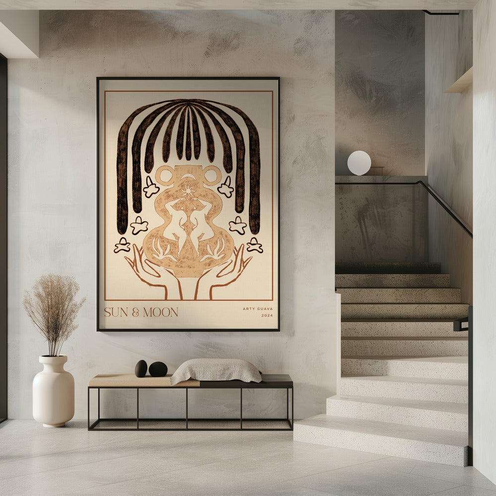 Vessel Collection: Sonne &amp; Mond (LineArt) | Poster