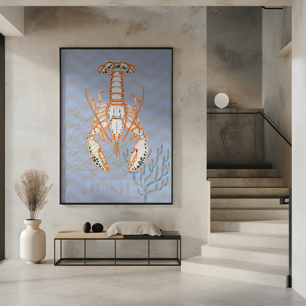 Sea life lobster Neptune&#039;s joy | Poster