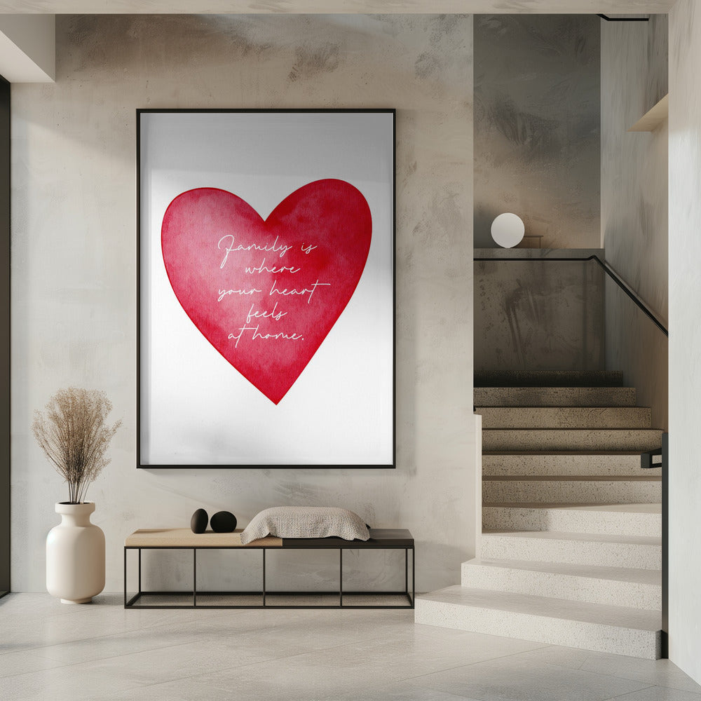Familie ist, wo... | Poster