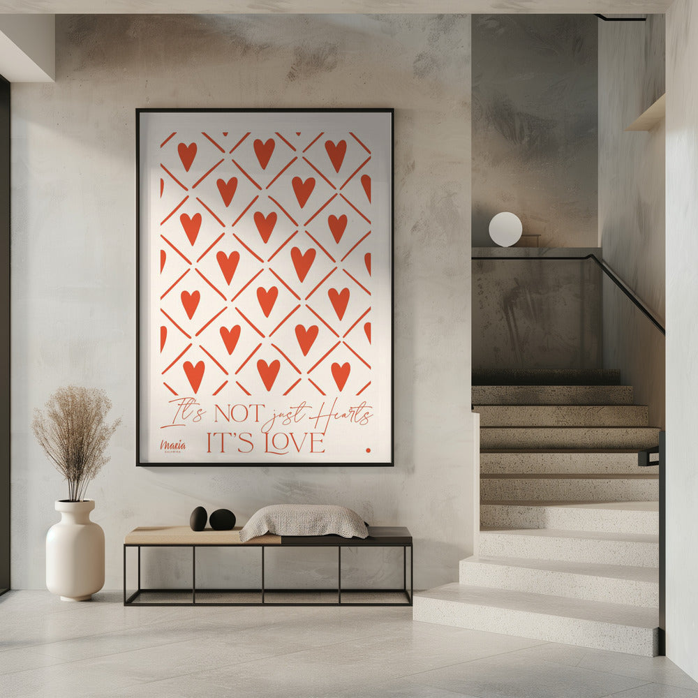 Über die Liebe. Herzen | Poster