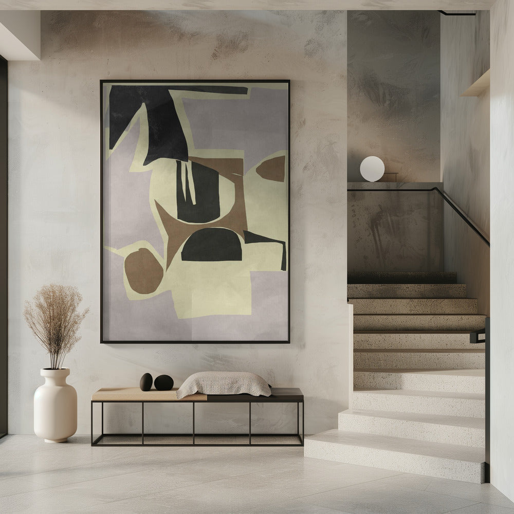 Abstrakter Grafikdruck Nr. 2 | Poster