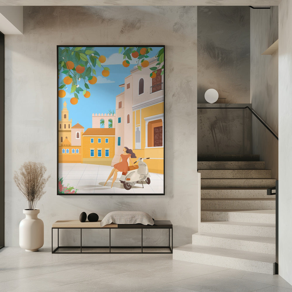 Sevilla Orangen, Spanien | Poster