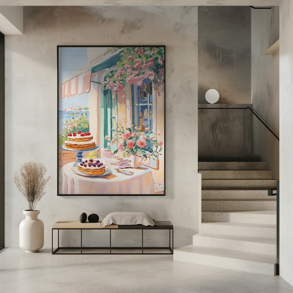Französisches Dessertcafé | Poster