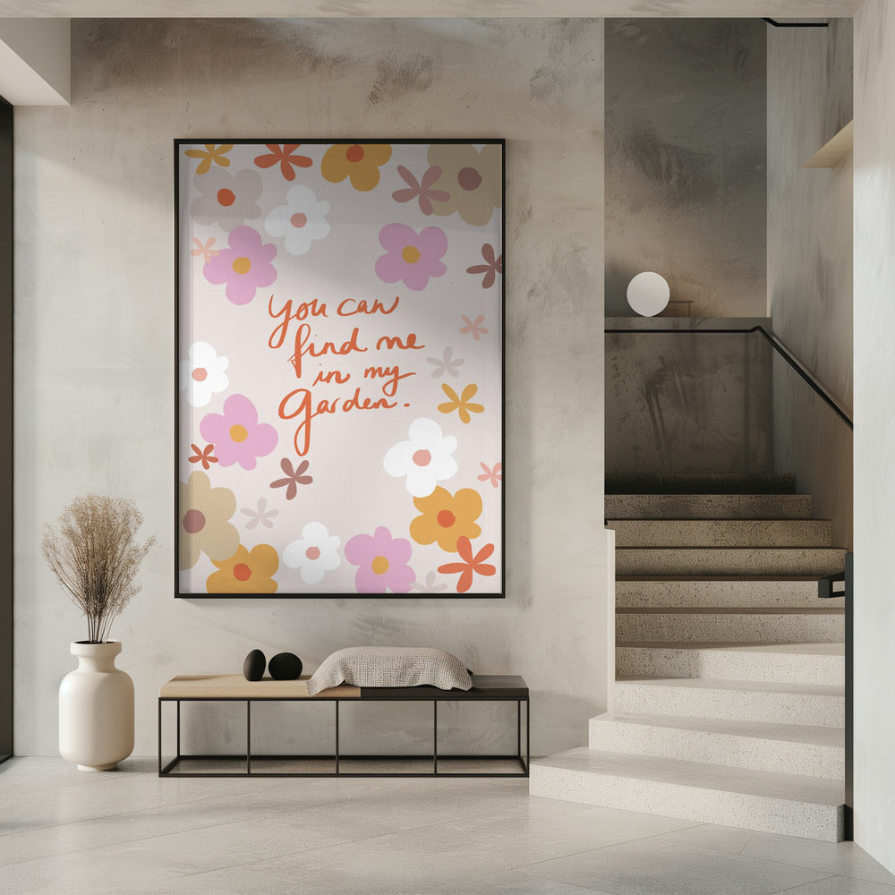 Finde mich in meinem Garten 1 | Poster
